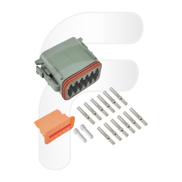 CONECTOR DT 12 TERMINAL HEMBRA SECCIÓN 0,5/1,5 MM2